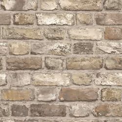Grandeco Vintage Brick Neutral Wallpaper A28904