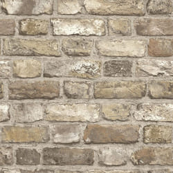 Grandeco Vintage Brick Neutral Wallpaper A28904