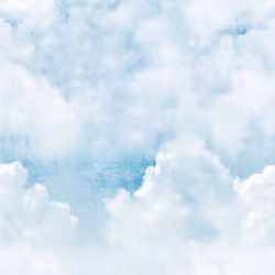 Mural Wallpaper Matt Blue Sky White Cloud Embossed Washable (L)280 x (W)53 cm