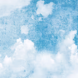 Mural Wallpaper Matt Blue Sky White Cloud Embossed Washable (L)280 x (W)53 cm