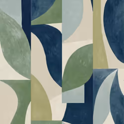 Grandeco Nomad Dufy Geometric Green Wallpaper Modern Paste The Wall Vinyl