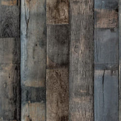 Grandeco Vertical Plank Wood Effect Dark Brown Wallpaper Paste The Wall Vinyl