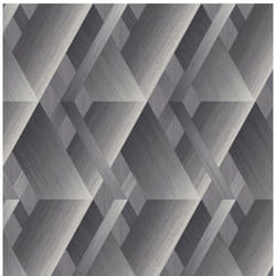 Grandeco Wanderlust Geometric Grey Pattern Feature Wall Paste The Wall Wallpaper