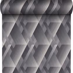 Grandeco Wanderlust Geometric Grey Pattern Feature Wall Paste The Wall Wallpaper