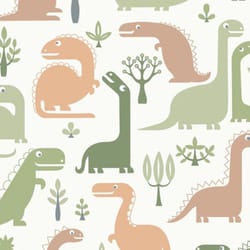 Jack N Rose Dinosaurs Wallpaper Nursery Children Playroom Paste The Wall Vinyl