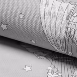 Grandeco Jack N Rose Hot Air Baloon Grey Wallpaper Nursery Past The Wall Vinyl