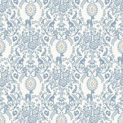 Natural Animal Wallpaper Grandeco Blue White Paste The Wall Textured Vinyl