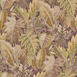 Grandeco Ciara Autumn Leaves Aubergine Wallpaper Naturistic Vinyl