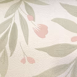 Maison Green Pink Floral Wallpaper Grandeco Paste The Wall White Vinyl Textured