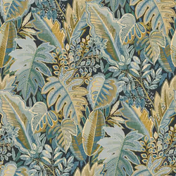 Grandeco Ciara Autumn Leaves Navy Blue Wallpaper Naturistic Vinyl