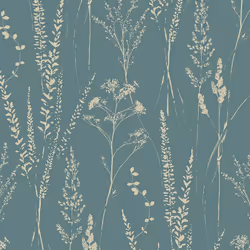 Grandeco Vertical Art Attitude Leaf Grass Green Wallpaper A64202