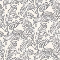 Grandeco Vertical Art Attitude Palm Leaves Black Wallpaper A66402