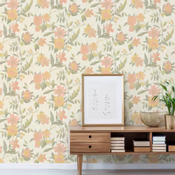 Grandeco Life Katsu Trail Blush Wallpaper A69902