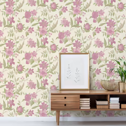 Grandeco Life Katsu Trail Pink Wallpaper A69904