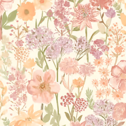 Grandeco Wildflowers Cream Wallpaper A61603
