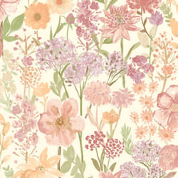 Grandeco Wildflowers Cream Wallpaper A61603