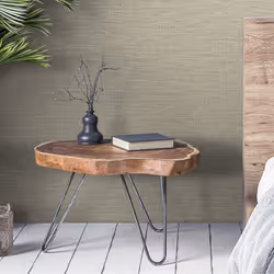 Grandeco Telma Taupe Wallpaper Elegant Modern Feature Wall Paste The Wall Vinyl