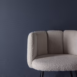 Grandeco Telma Linen Plain Fabric Woven Wallpaper - Navy Blue 199511