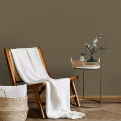 Grandeco Telma Linen Plain Fabric Woven Wallpaper - Dark Green 199512