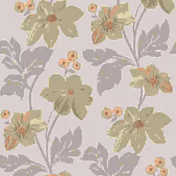 Grandeco Life Clematis Trail Sage Wallpaper A73003
