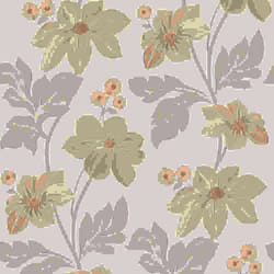 Grandeco Life Clematis Trail Sage Wallpaper A73003