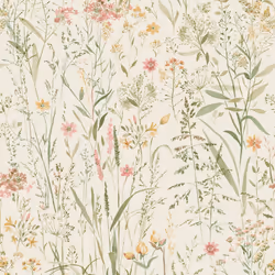 Grandeco Life Free Flower Neutral Wallpaper A74501