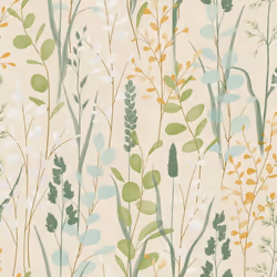 Grandeco Life Karuna Meadow Green Wallpaper A76202