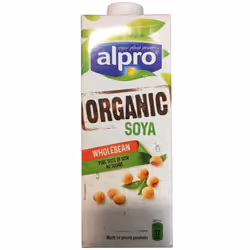 Alpro Organic Soya Milk Alternative Cartons - 1x1ltr