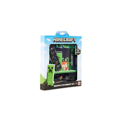 Minecraft Stationery Set, Back to School Supplies, Notebook & Pencil Case Set, Official Merchandise
