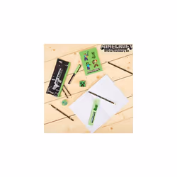 Minecraft Stationery Set, Back to School Supplies, Notebook & Pencil Case Set, Official Merchandise
