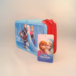 Frozen Filled Pencil Case with 3 No. Compartments