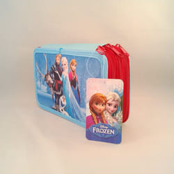 Frozen Filled Pencil Case with 3 No. Compartments