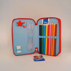 Frozen Filled Pencil Case with 3 No. Compartments