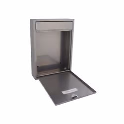 Perel Ibiza mailbox Silver Wall-mounted mailbox Steel - Additional view 3
