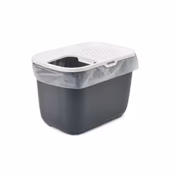 Savic Hop In Cat Top entry litter box Grey, White