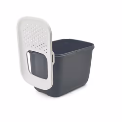 Savic Hop In Cat Top entry litter box Grey, White