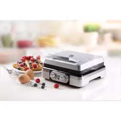 Domo DO9149W waffle iron 2 waffle(s) 1400 W Silver - Additional view 5