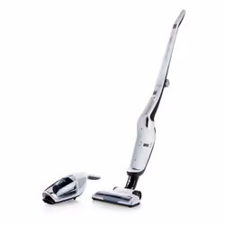 Domo DO217SV, 2-in-1 stick vacuum, Bagless, Black, White, 0.5 L, Dry, Cyclonic