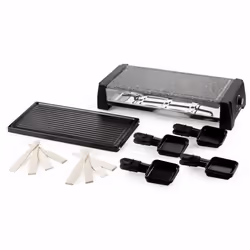 Domo DO9189G raclette grill 8 person(s) 1200 W Black, Grey - Additional view 4