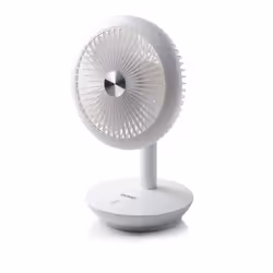 Domo DO8147, Household blade fan, White, Table, 32 dB, USB, 180 mm