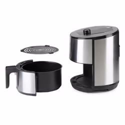 Domo DELI FRYER XL Single 4 L Stand-alone Hot air fryer Black, Stainless steel - Additional view 5