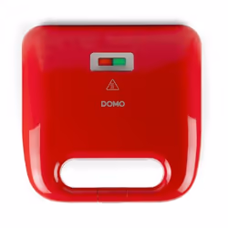 Domo DO9242W waffle iron 2 waffle(s) 750 W Red - Additional view 4