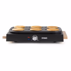 Domo DO8717P crepe maker 6 crepe(s) Black