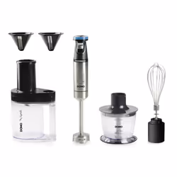 Domo DO9254M, Immersion blender, 1.25 m, 800 W, Black, Stainless steel