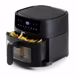 Domo DO540FR, Hot air fryer, 6 L, 1.5 kg, 80 °C, 220 °C, Single