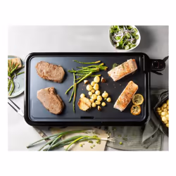 Domo DO9263G electric griddle Freestanding 2200 W Black, Stainless steel - Additional view 5