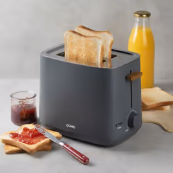 Domo Wood You 6 2 slice(s) 1000 W Grey - Additional view 4