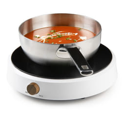 Domo DO30112IP hob Black, White Countertop 28 cm Zoneless induction hob 1 zone(s)