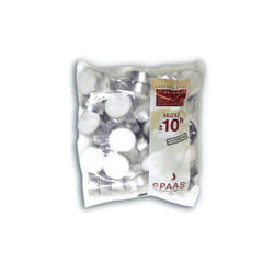Spaas Candles 0390040.000 wax candle Round White 40 pc(s)