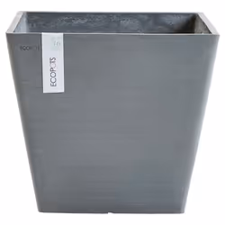 Permapack Ecopots Rotterdam, Pot planter, Freestanding, Grey, V-shaped, Indoor, Monochromatic